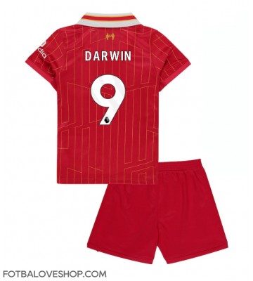 Liverpool Darwin Nunez #9 Dětské Domácí Dres 2024-25 Krátký Rukáv (+ trenýrky)